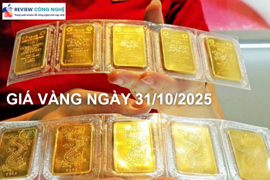 Giá vàng ngày 31-10-2025