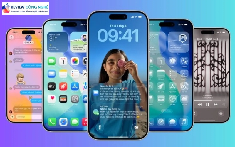 Phần mềm và Hệ điều hành: iOS 26 Với "Liquid Glass" Độc Đáo